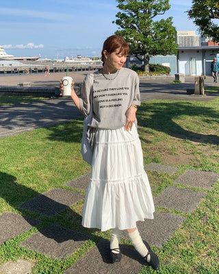 Lettering Oversized T-Shirt