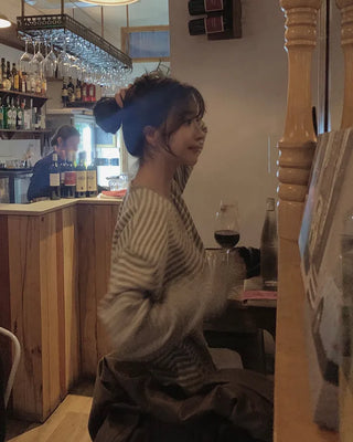 Striped sweatshirt knit - 2 colors