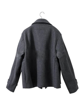 Big Collar Half Duffle Coat (2c)