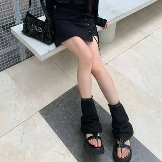 Strap Warmer Sandal Boots