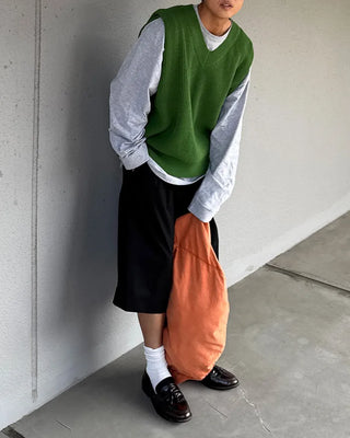 Rib-knit vest
