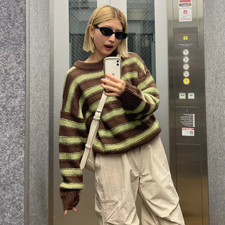 Unique striped knit