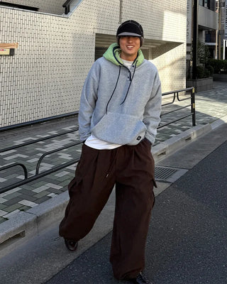Balloon Wide Basket Pants