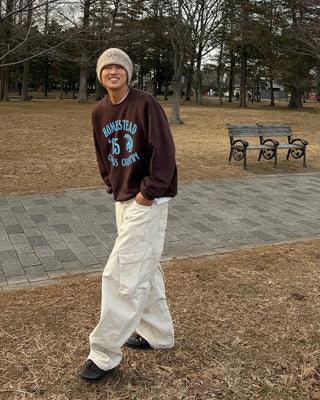 Lettering print sweatshirt