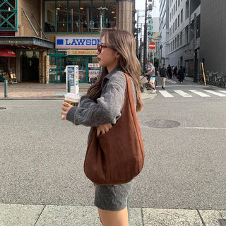 Daily Suede Shoulder Bag