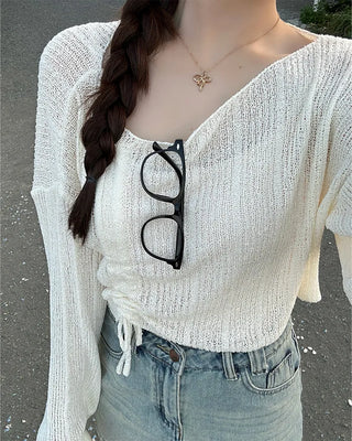 Asymmetrical String Knit