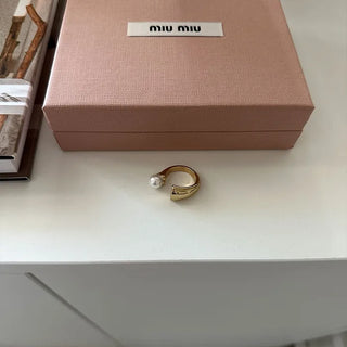 Pearl open ring