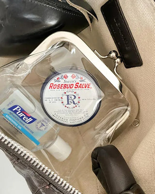 mini mini clear pouch