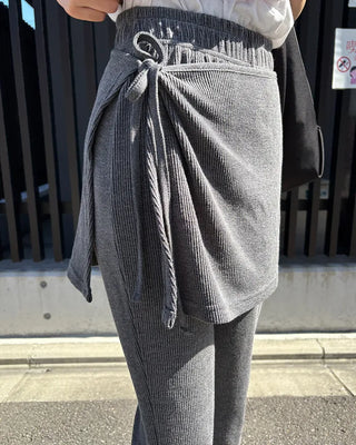 Wrap skirt pants