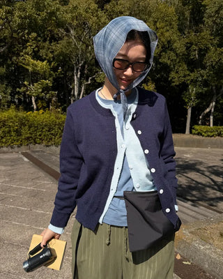 Pointed Layered Cardigan
