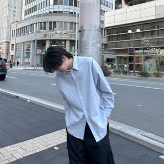 (Unisex) Oversized Cotton Shirt