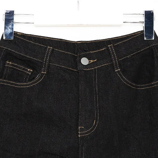 Bootcut low-rise denim pants