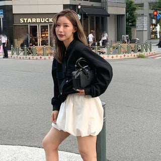 Two-pocket cropped jacket