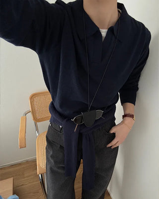 Modern wool color knit
