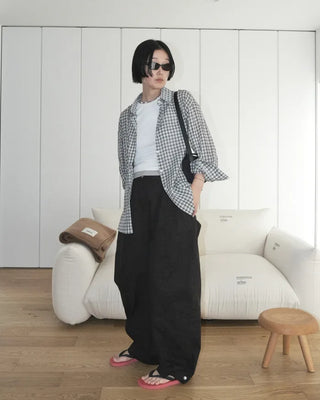 Basic check shirt