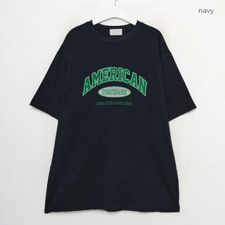(Unisex) American Print Short-Sleeve T-Shirt