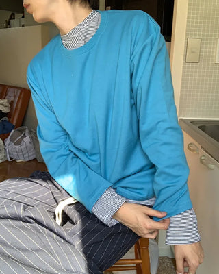 (Unisex) Round Long T-Shirt