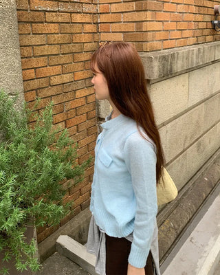 Pocket knit cardigan
