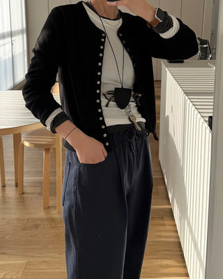 Autumn cotton cardigan