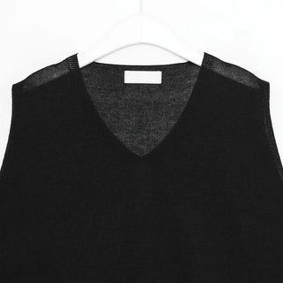 Linen knit vest