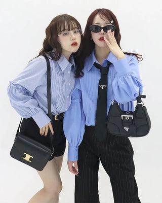 [15th Re-release] (ORIGINAL) Pintuck Shirring Shirt