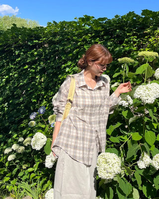Checked overshirt