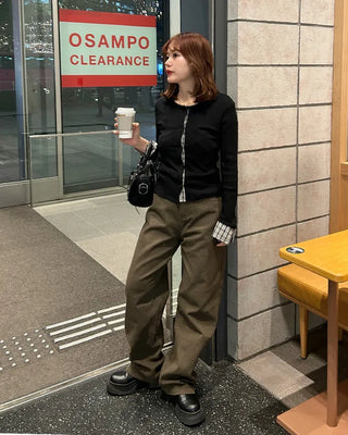 Checkpoint knit cardigan