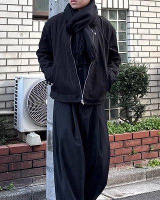 Stitch Line Zip-Up Jacket