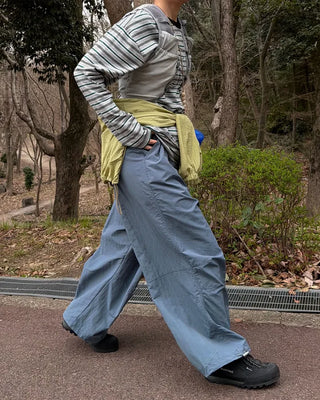 Balloon Fit Nylon Pants