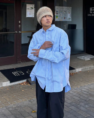Oversized cotton shirt