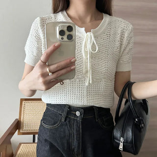 Punched Ribbon Knit