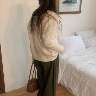 Twist knit hoodie
