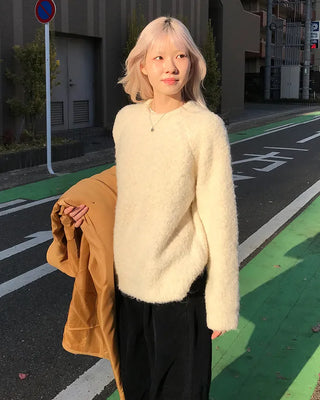 Boucle Round Knit