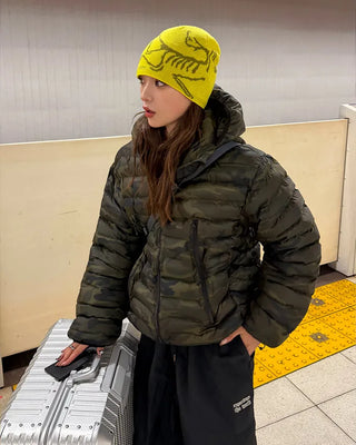 Camouflage padded jacket