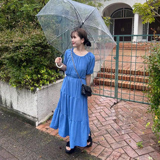 Tiered long dress