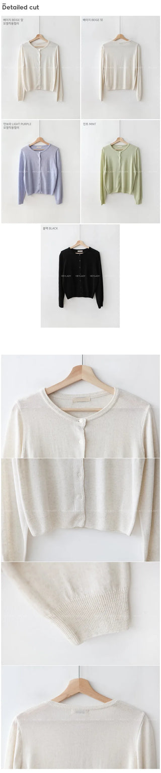 Linen cardigan