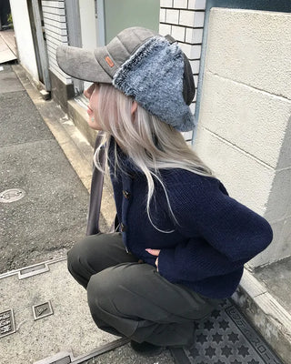 Flight fur cap