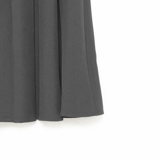 Pintuck pleated long skirt