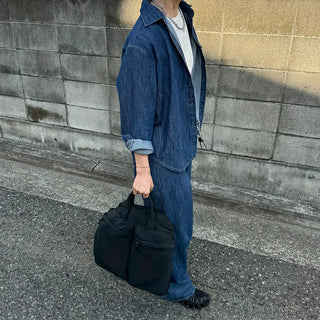 Basic denim color shirt