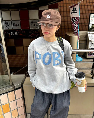 (Unisex) POBA Washing Sweatshirt