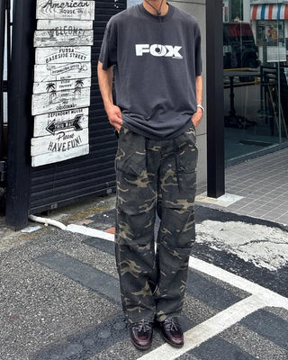 Loose Fit Camouflage Pants