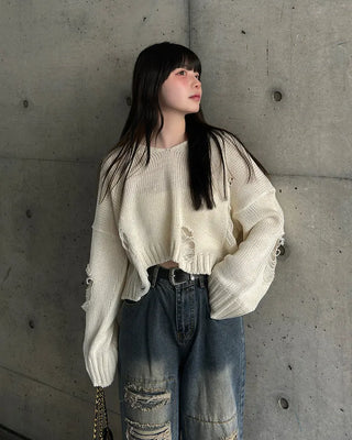 Vintage Cropped Knit