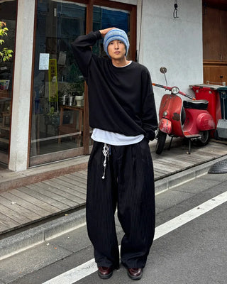 Multi-stripe knit cap