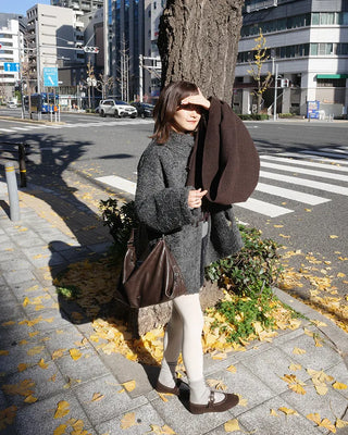 Half-neck boa jacket