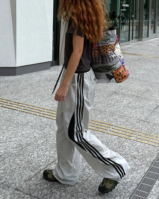 Side Round Point Windbreaker Pants