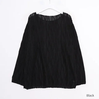 See-through wave blouse