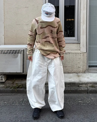 Balloon cotton pants