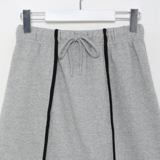 Striped sweat skirt