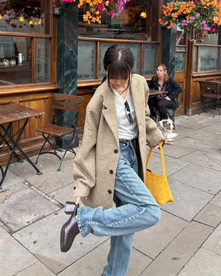 Checked dad jacket