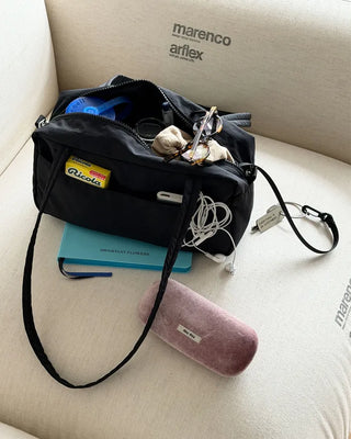 [1st Re-release] (ORIGINAL) Brick Nylon Boston Bag (black)